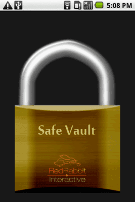Screenshot of the application Safe Vault - #3