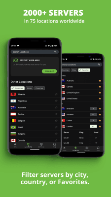 Screenshot of the application IPVanish VPN - #5