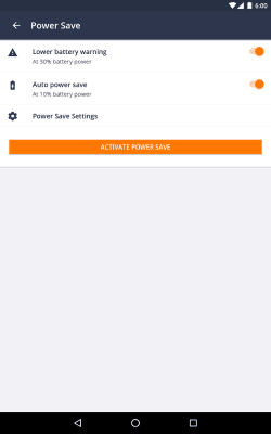 Screenshot of the application AVG AntiVirus FREE for tablets - #7