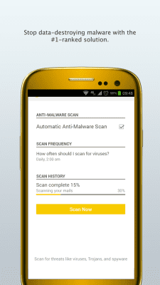 Screenshot of the application Snap Secure + Mobile Antivirus - #9
