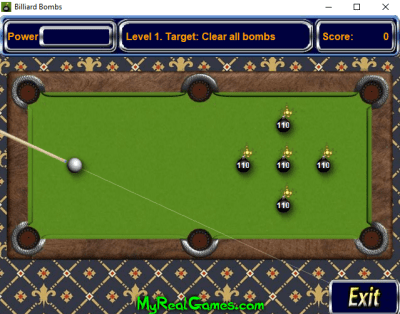 Screenshot of the application Billiard Bombs - #1