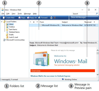Screenshot of the application Windows Mail Restore Tool - #2