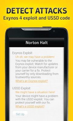 Screenshot of the application Norton Halt exploit defender - #3