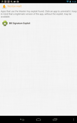 Screenshot of the application Norton Halt exploit defender - #7