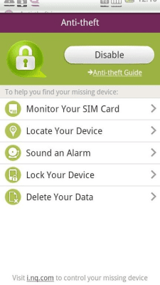 Screenshot of the application NQ Mobile Guard - #4