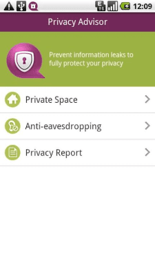 Screenshot of the application NQ Mobile Guard - #6