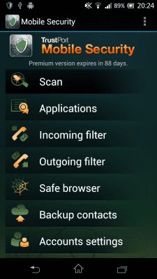 Screenshot of the application Mobile Security - #1