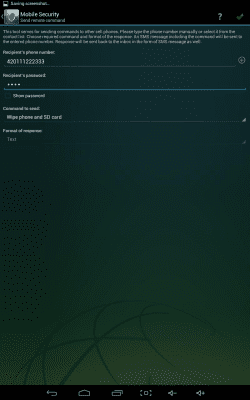 Screenshot of the application Mobile Security - #9