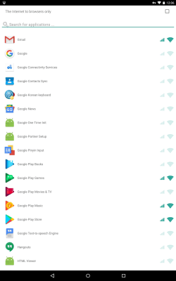 Screenshot of the application AdWall - Adblock & Firewall - #6