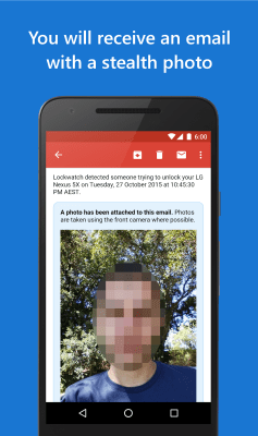 Screenshot of the application Lockwatch - #3