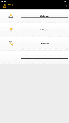 Screenshot of the application SAP Work Manager for Phone - #2