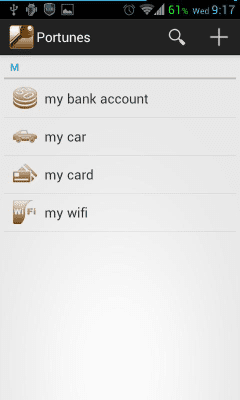 Screenshot of the application Portunes - #4