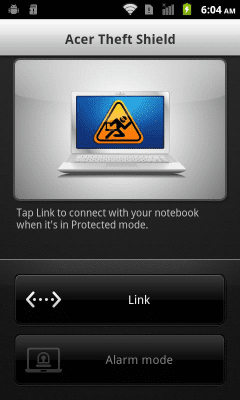 Screenshot of the application Acer Theft Shield - #4