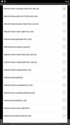 Screenshot of the application gbaSafe - #3