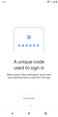 Screenshot of the application Google Authenticator - #3