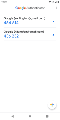Screenshot of the application Google Authenticator - #5
