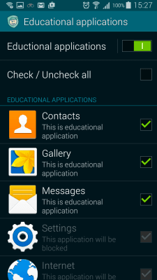 Screenshot of the application Parental Time Control - #4