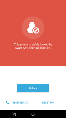 Screenshot of the application Avast Anti-Theft - #2
