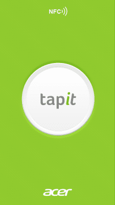 Screenshot of the application acer NFC - #3