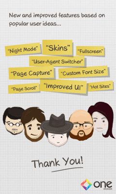 Screenshot of the application ONE Browser - #6