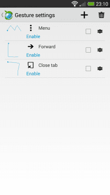 Screenshot of the application Habit Browser - #2