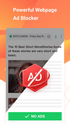 Screenshot of the application APUS Browser - #5