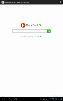 Screenshot of the application Orweb: Private Web Browser - #5