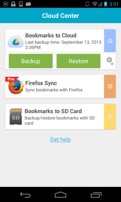 Screenshot of the application Boat Browser for tablets - #3