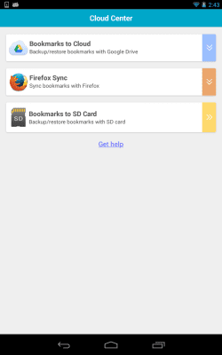 Screenshot of the application Boat Browser for tablets - #13