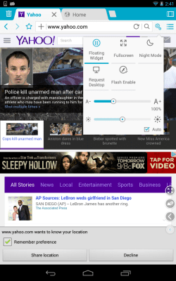 Screenshot of the application Boat Browser for tablets - #15