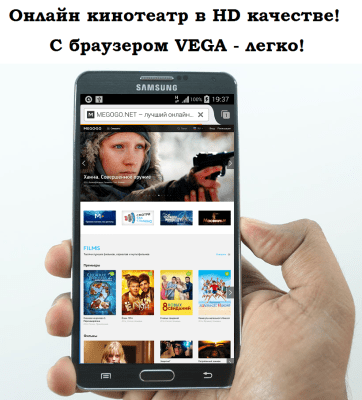 Screenshot of the application VEGA Browser - #5