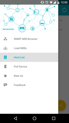 Screenshot of the application SNMP MIB Browser - #1