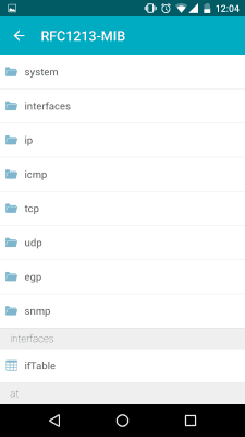 Screenshot of the application SNMP MIB Browser - #3
