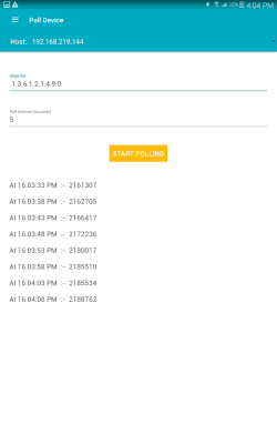Screenshot of the application SNMP MIB Browser - #14
