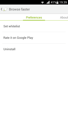 Screenshot of the application Browse faster for Next Browser - #5