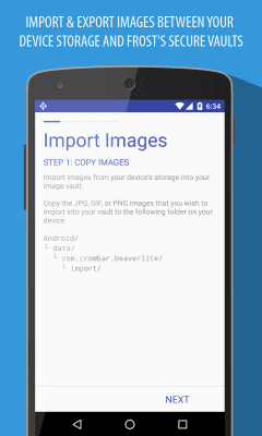 Screenshot of the application Frost Incognito Browser - #8