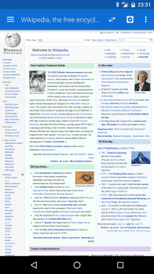 Screenshot of the application Atlas Web Browser - #5