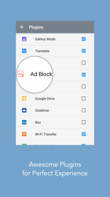 Screenshot of the application Mercury Browser for Android - #7
