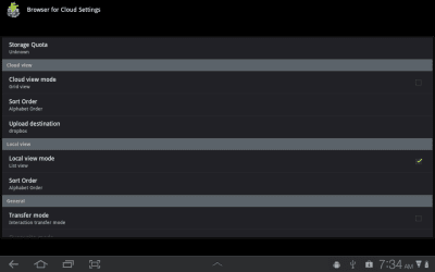 Screenshot of the application Browser for Cloud - #4