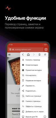 Screenshot of the application Vivaldi for Android - #3