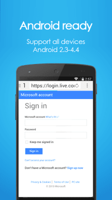 Screenshot of the application Navi Browser - #5