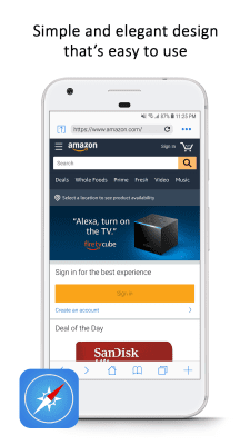 Screenshot of the application Savannah Browser - #5