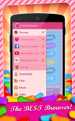 Screenshot of the application Candy Browser for Android - #2