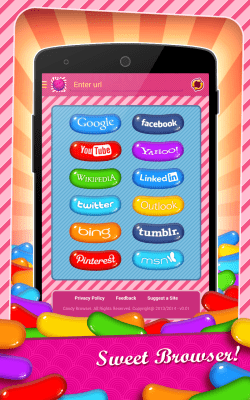 Screenshot of the application Candy Browser for Android - #3