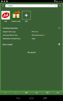 Screenshot of the application Boat Browser Mini - #9