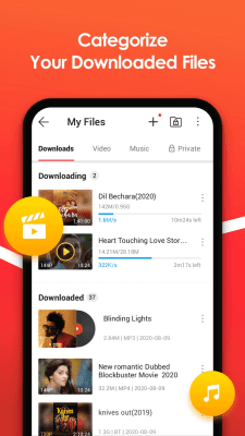Screenshot of the application Vidmate - #9