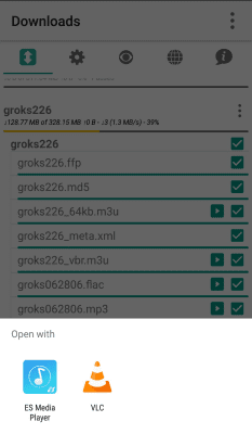 Screenshot of the application Transmission BTC - Torrent Downloader - #3