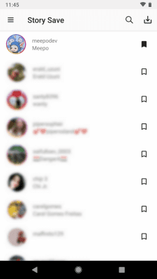 Screenshot of the application Story Save - Instagram Stories Download - #1