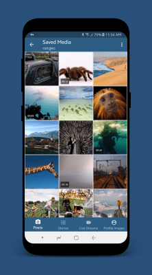 Screenshot of the application StorySave - #4