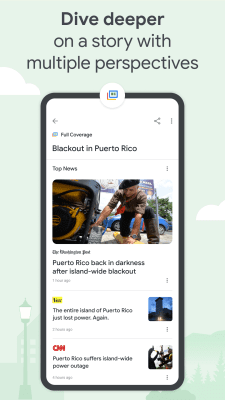 Screenshot of the application Google News - #3
